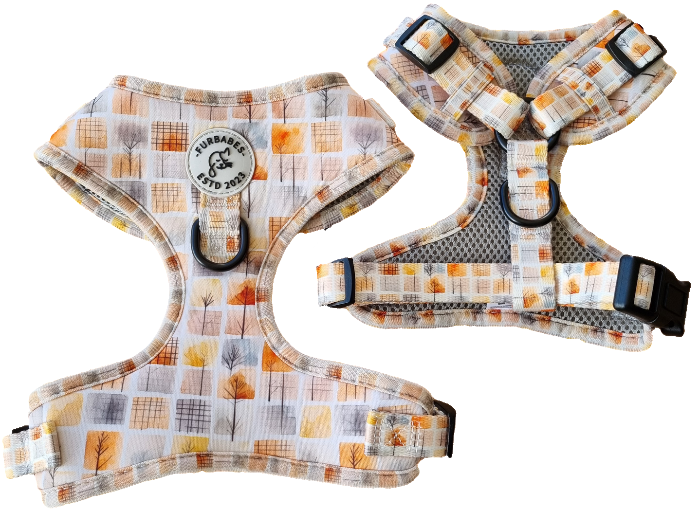 Fully Adjustable Neoprene Dog Harness - AUTUMN in VICTORIA